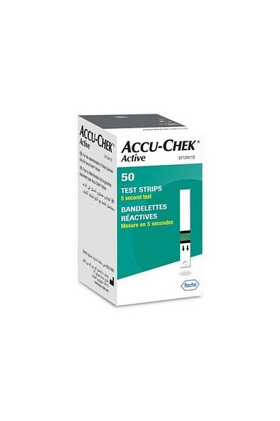 ACCU CHECK شرائط أكيو تشيك أكتيف 50