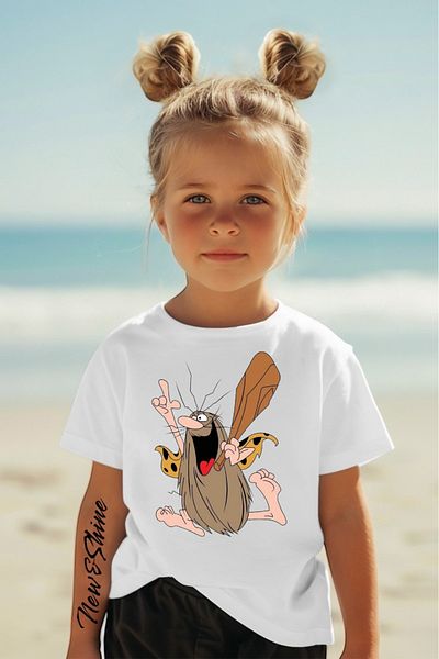 New Shine ΠΑΙΔΙΚΟ T-SHIRT OVERSIZE ΕΚΤΥΠΩΜΕΝΟ ΚΑΠΕΤΑΝΙΟΣ CAVEMAN