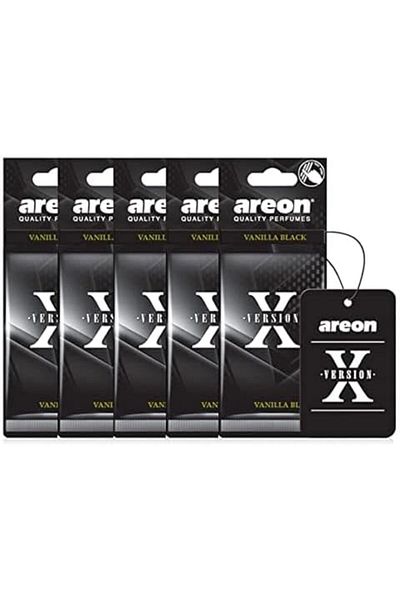 Areon - Air Freshener X Version Vanilla Black - (Pack of 5)