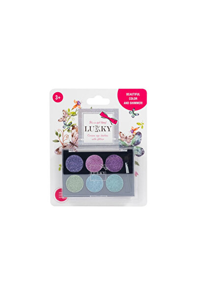 Lukky GÖZ FARI PARILTILI KIZ ÇOCUKLAR İÇİN MAKYAJ SETİ 6 RENK 3+