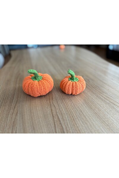 Home Dekoratif el örgüsü balkabağı 2’li set