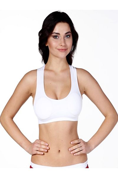 Por Favor 1 Size Reducer Thick Strap Padded Sports Bustier