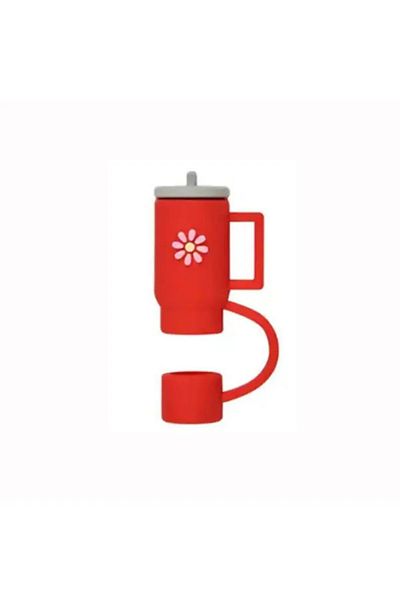 Yenigeldi 1Pc 10mm Red Thermos Straw Cap