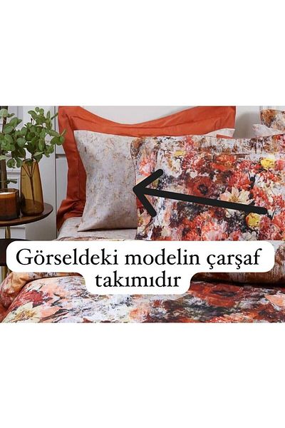 Taç طقم ملاية سرير موديل فاليرون ملاءة سرير 240x260 سم 2 قطعة غطاء وسادة 50x70 سم