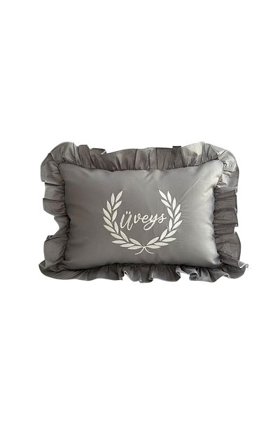 GULDESIGN Guldesignstore My Business Embroidered Pillow with Filling