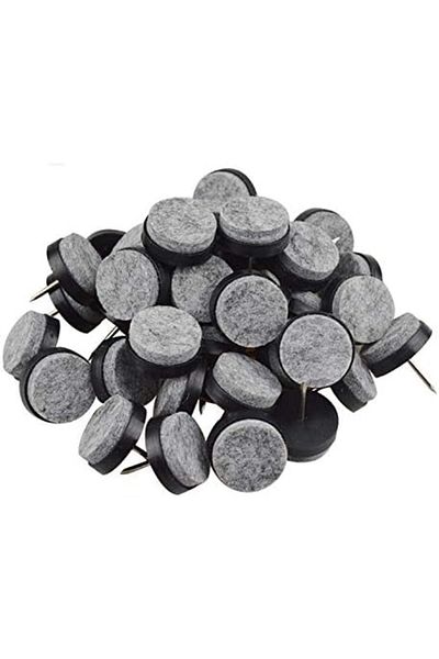 Generic Gutapo 40pcs Round Heavy Duty Nail-on Felt Pad for Furniture Chair Table Leg Feet Floor Protectors S
