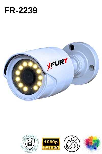 FURY 8 Li Gece Renkli Görüş 5Mp Lens 1080p Güvenlik Kamerası su Geçirmez Güvenlik Kamerası Seti 320gb