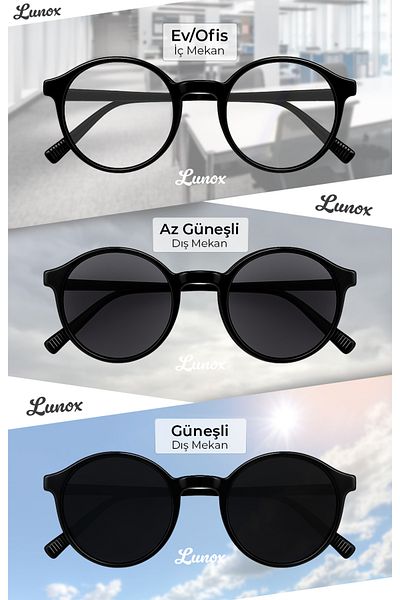 LUNOX Vanir Photochromic 2 in 1 (Blue Light Protection and Sun) Glasses