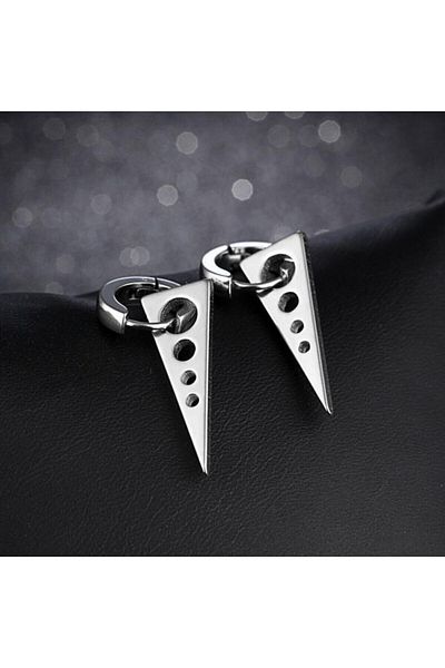 SIC MODA Cercei Triunghi Inox 3888a