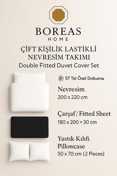 Boreas Home Set cuvertură de pilota dublă elastică Leopard