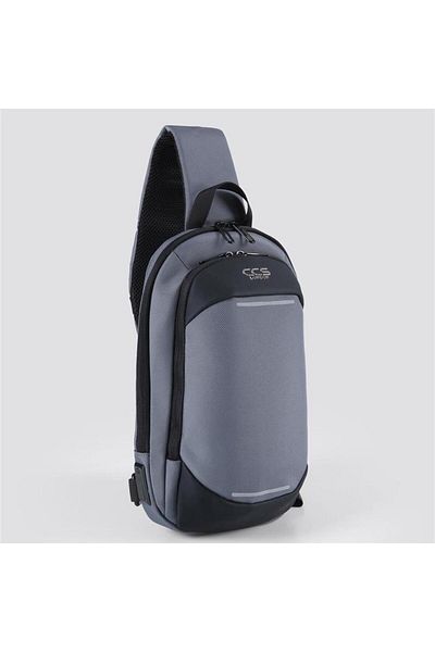 Cantayurdu Ççs 31408 Bodybag Crossbody Τσάντα με ιμάντα ώμου Γκρι