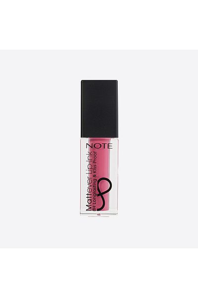 NOTE Mattever Lip-Ink Matte and Long-Lasting Liquid Lipstick 09 all about pink