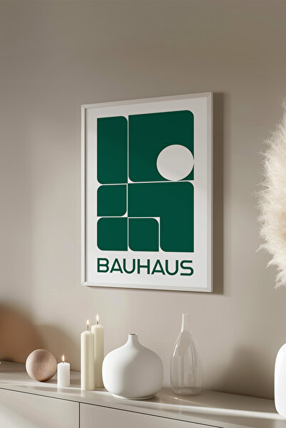 Basquiart Poster cu ramă albă din seria Bauhaus, numărul picturii: 85