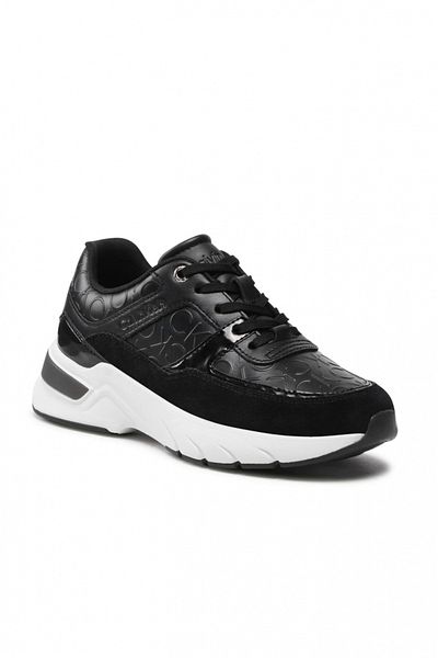 Calvin Klein Calvin Klein women's leather wedge sneakers