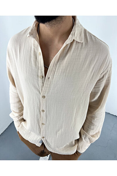 THEGENTMAN Müslim kumaş pamuklu Gömlek