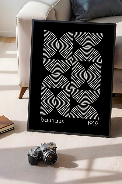 Basquiart Poster din seria Bauhaus cu ramă neagră, numărul picturii: 41