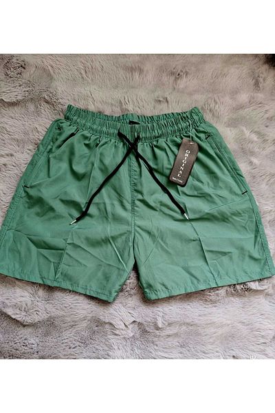 yenteks Ανδρικό μαγιό Water Green Basic Standard Size με τσέπες