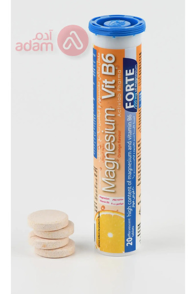 ACTİVLAB أكتيفلاب ماغنيسيوم فيتامين ب 20 قرصًا