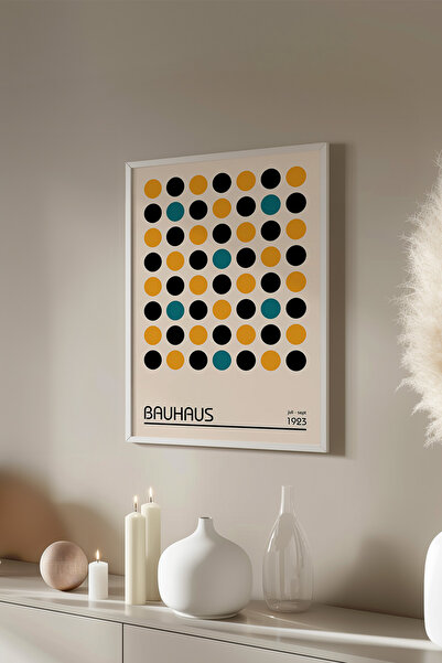 Basquiart Poster cu ramă albă din seria Bauhaus, numărul picturii: 31