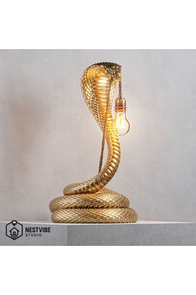 DREAM MODE Stylish Table Lamp Nestvibe Special Series with Cobra Design