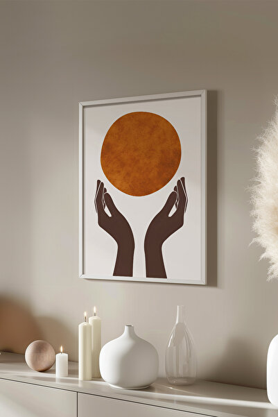 Basquiart Αφίσα της Σειράς Bohemian με λευκό πλαίσιο, Αριθμός Πίνακα: 34