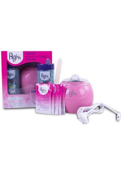 AGISS Boncuk Soyulabilir Inci El Ağdası Isıtıcı Set