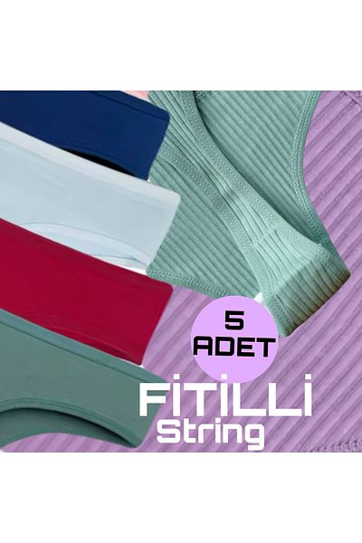 Afrodizyac 5-Piece Thin Corded Cotton String