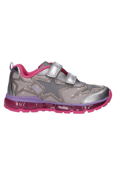 Geox GEOX Girls' Shoes, Grey/Silver, Size 38