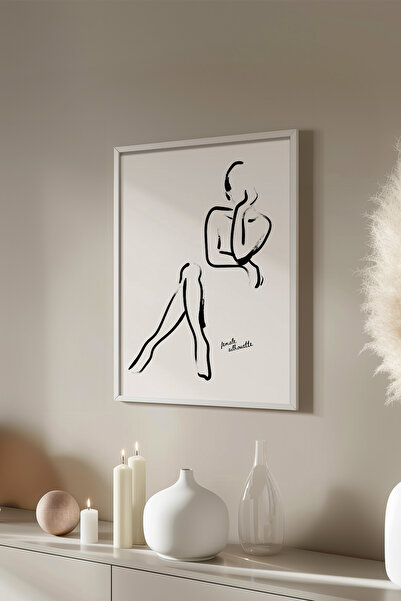 Basquiart Αφίσα της Σειράς Bohemian με λευκό πλαίσιο, Αριθμός Πίνακα: 90