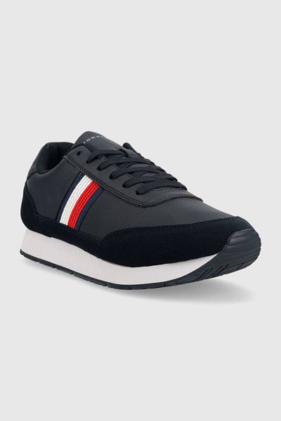 Tommy Hilfiger Tommy Hilfiger Core Eva Runner Corporate Lea Shoes FM0FM04397