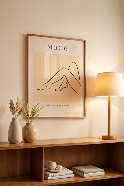 Basquiart Poster din seria Bohemian cu ramă din lemn, Tablou nr:99