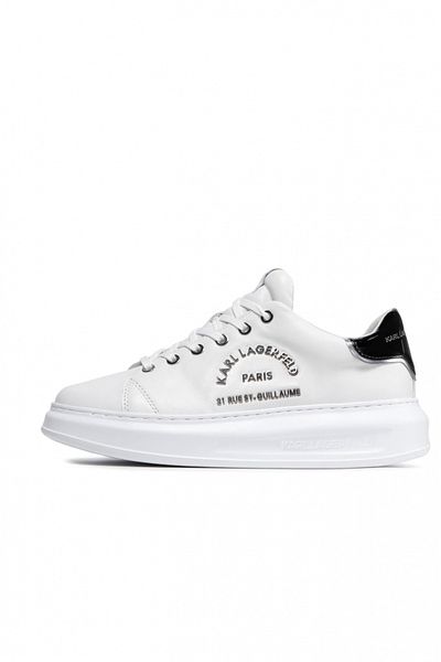 Karl Lagerfeld Pantofii sport Karl Lagerfeld de piele cu logo metalic