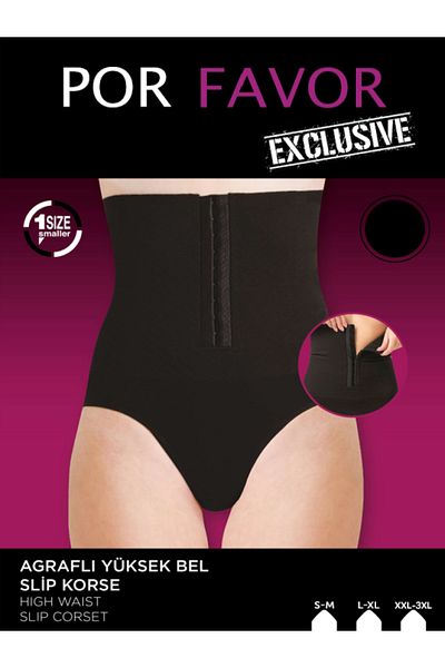 Por Favor 1 Size Reducer High Waist Slip Corset with Clip