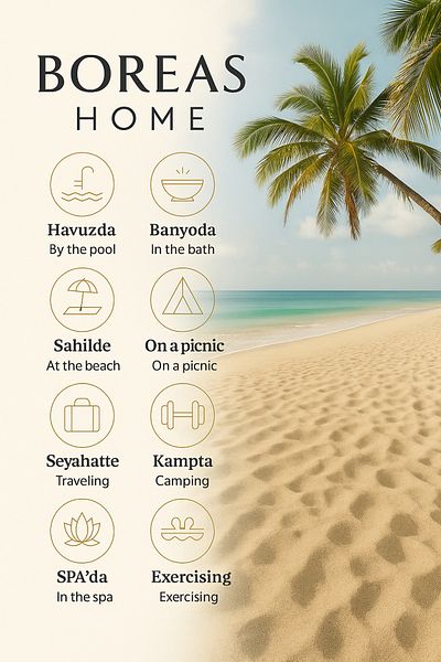Boreas Home Peshtemal Baie Turceasca Albastra Clasic 80x170 cm - Utilizare Piscina, Plaja si Baie