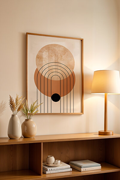 Basquiart Poster din seria Bohemian cu ramă din lemn, Tablou nr:32