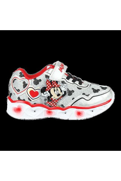 Minnie Mouse Pantofi sport cu luminite Minnie Mouse , Argintiu model 2300004629, Marime 30 EU
