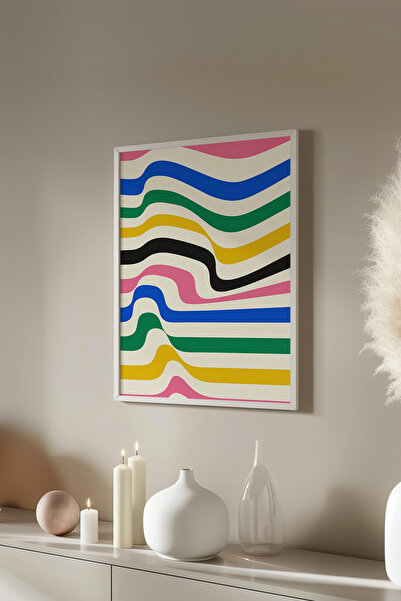 Basquiart Αφίσα της σειράς Bauhaus με λευκό πλαίσιο, Αριθμός Πίνακα: 36