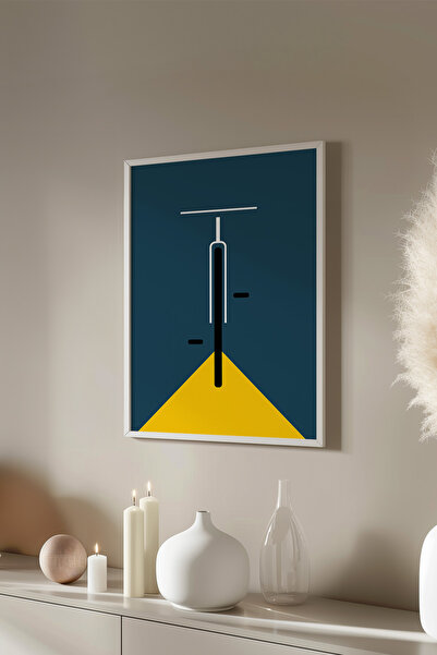 Basquiart Poster cu ramă albă din seria Bauhaus, numărul picturii: 56