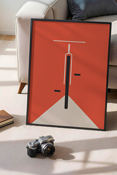 Basquiart Poster din seria Bauhaus cu ramă neagră, numărul picturii: 58