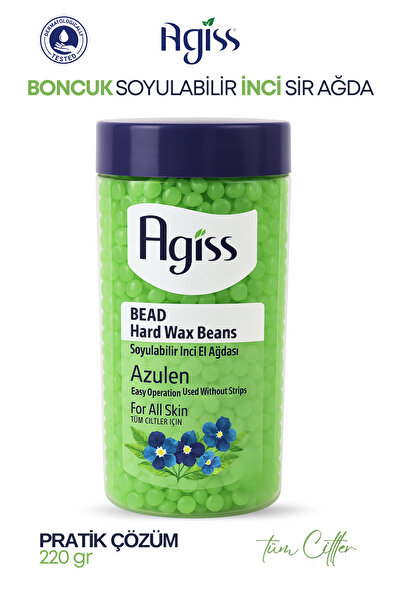 AGISS Boncuk Soyulabilir Ince El Ağdası + Ağda Isıtıcı Set
