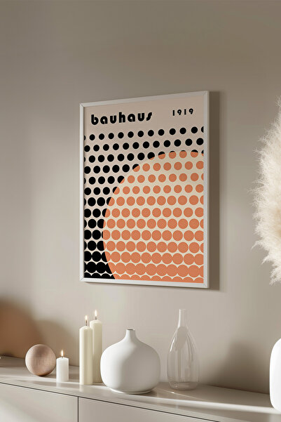 Basquiart Poster cu ramă albă din seria Bauhaus, numărul picturii: 71