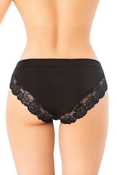 Tezzgelsin Women's 6-Piece Modal Fabric Lace Detailed Bikini Panties