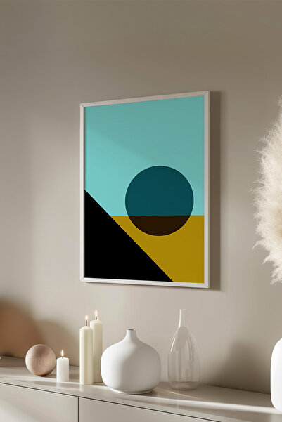 Basquiart Poster cu ramă albă din seria Bauhaus, numărul picturii: 80