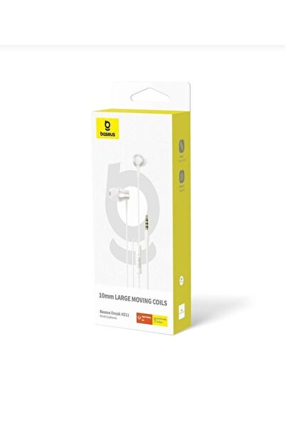 Baseus Encok H11 Baseus Lunar Wired Earphones in White
