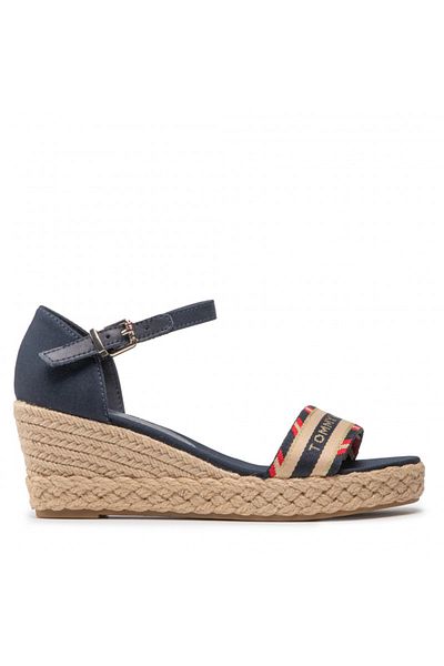 Tommy Hilfiger Espadrilles TOMMY HILFIGER Corporate Webbing Low Wedge FW0FW06293