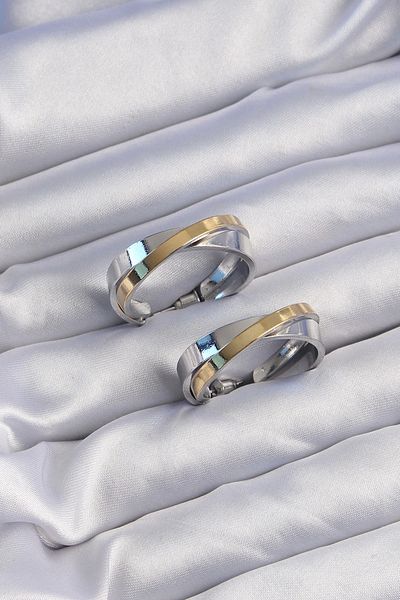 Clariss أقراط نحاسية ذهبية فضية اللون