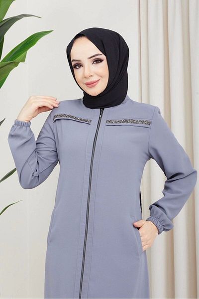 Neva Style Ferace - Chest Stone Detailed