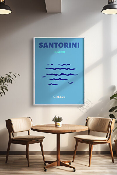 Basquiart Poster cu ramă albă din seria City, decor de perete nr:9