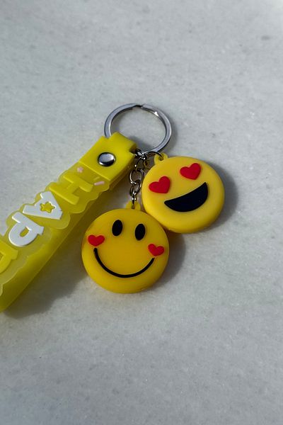 klovi Happy Emoji Keychain