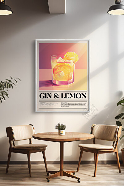 Basquiart Seria Cocktail Poster cu ramă albă, tablou, cafenea, restaurant, de...